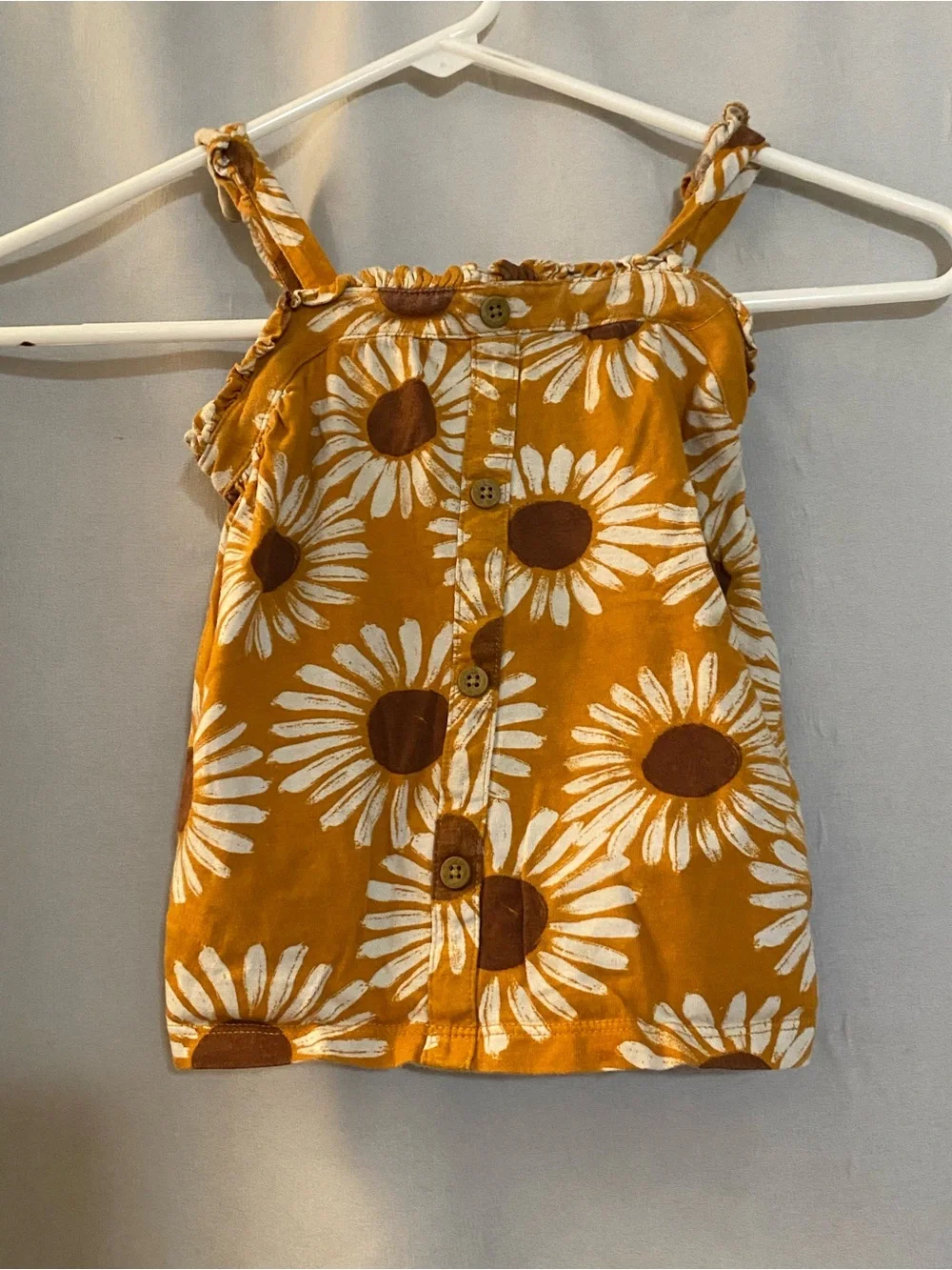 Carters 24 months sunflower tank top (July)